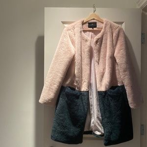 Faux fur coat